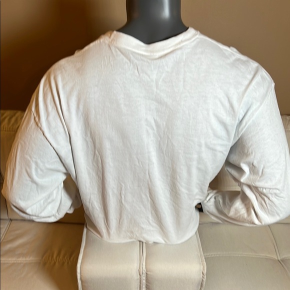 Gildan Men’s White Long Sleeve Tee with Super Bowl LV Design Size 2XL - Picture 4 of 6